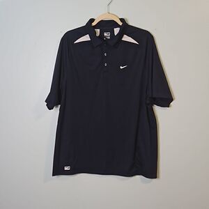 Nike navy blue polo. Size L.